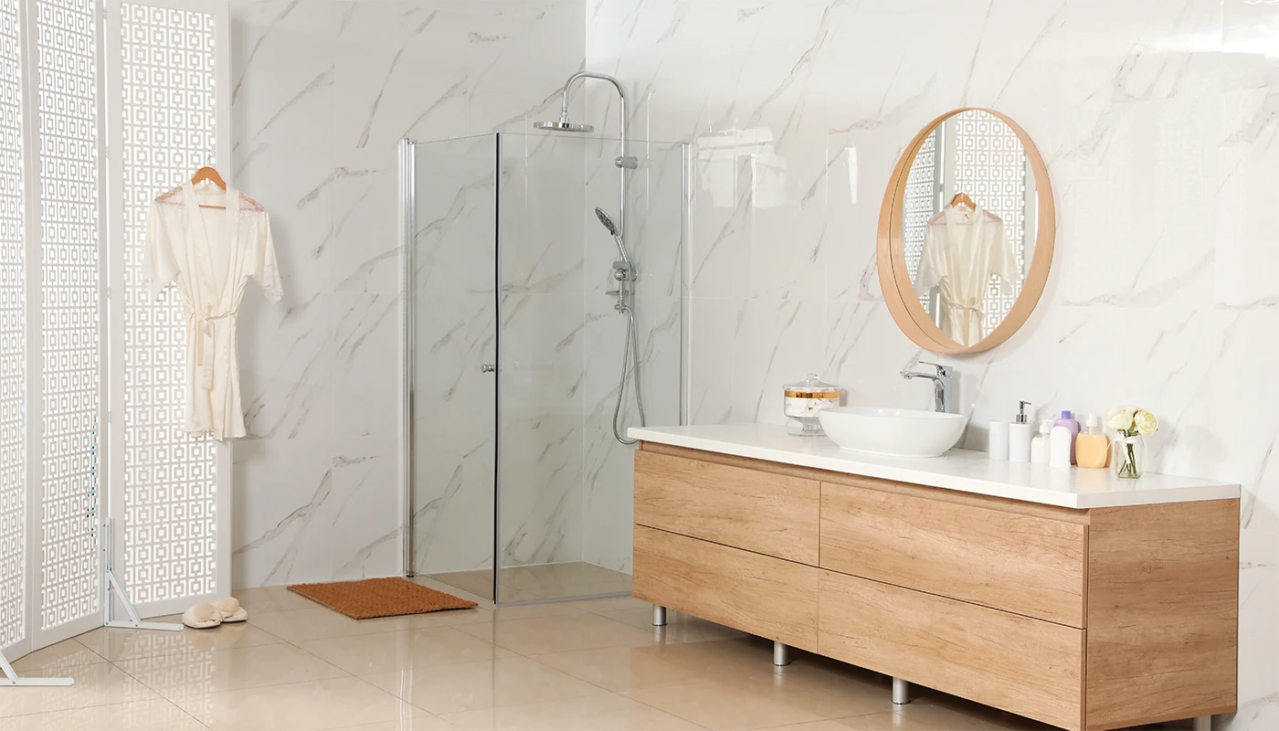 Frameless Shower