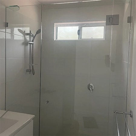 Frameless shower screen installation Hervey Bay